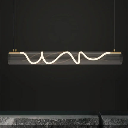 Lustre suspension en acrylique style nordique pour intérieur — LZ4F7Q2