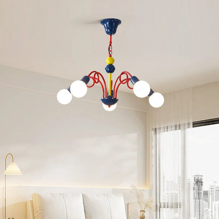 Suspension lustre vintage Memphis style médiéval fruits — LZ4X9T