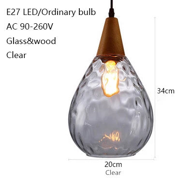 Suspension en verre au design moderne pour décoration intérieure — LZ4X9P