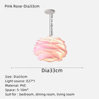 Rose-Dia33cm / Blanc chaud
