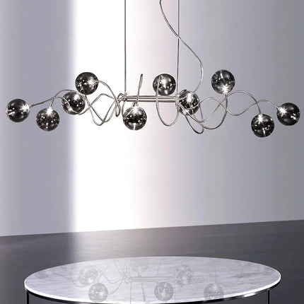 Lustre nordique en verre artistique pour décoration intérieure — LZ4R9T1