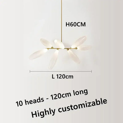 Lustre suspension en verre style nordique pour intérieur — LZ4X9T2