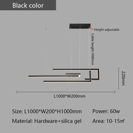 Lustre suspendu moderne compatible maison intelligente — LZ4X9P2