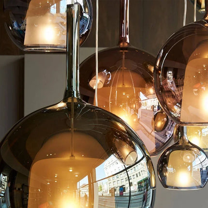 Suspension LED en verre pour décoration intérieure — LZ4X9T2