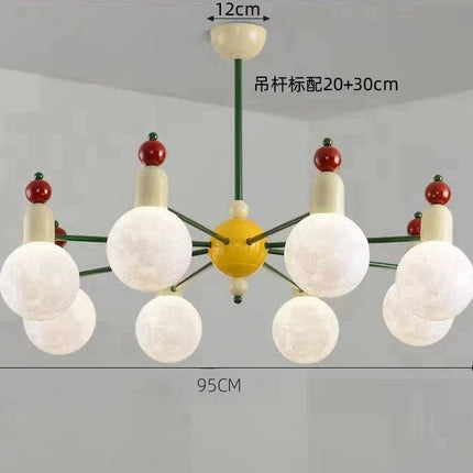 Lustre moderne en métal et verre pour intérieur — LZ4X9J