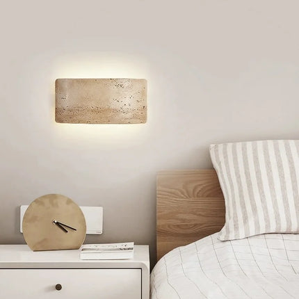 Applique murale LED étanche style wabi-sabi pour jardin extérieur — LZ4X9P2