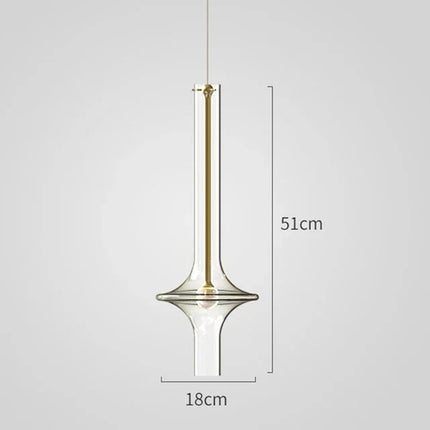 Suspension en verre au design nordique moderne pour intérieur — LZ4X9M