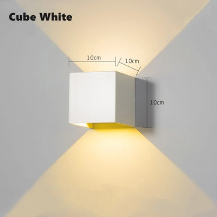 Applique murale extérieure intelligente avec éclairage RGB et CCT — LZ4X9J