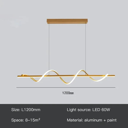 Suspension moderne avec LED réglables pour décoration intérieure — LZ4X9P