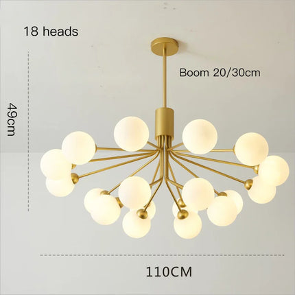 Lustre boule en verre pour intérieur moderne — LZ4X9P2