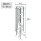 26 lumières rondes / Blanc froid