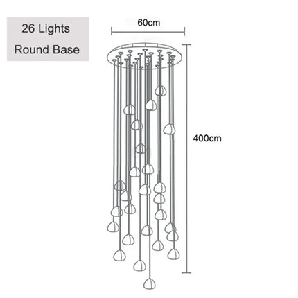 Suspension nordique en cristal pour décoration élégante — LZ4N7Q2
