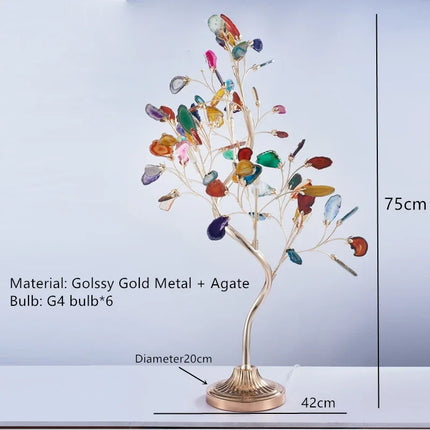 Lustre créatif en agate style postmoderne élégant — LZ4X9T2