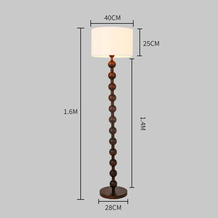 Lampadaire en bois haut de gamme style rétro pour intérieur — LZ4P9XQ