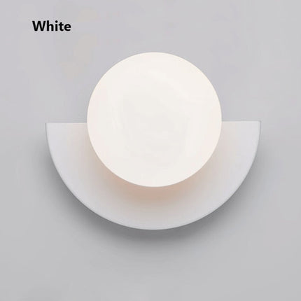 Applique murale LED demi-cercle style nordique Macaron — LZ4X9P2