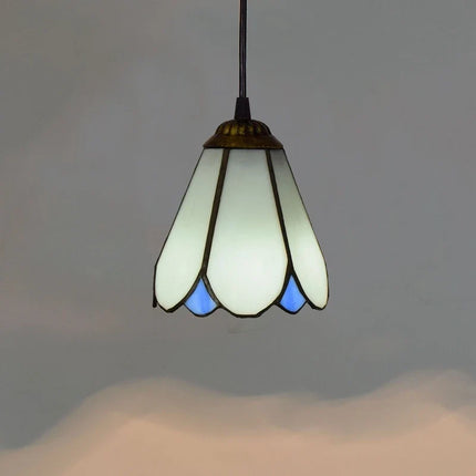 Lustre en verre style Tiffany rétro pour intérieur méditerranéen — LZ4X9P