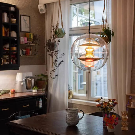 Lustre moderne en acrylique style danois pour intérieur — LZ4X9P