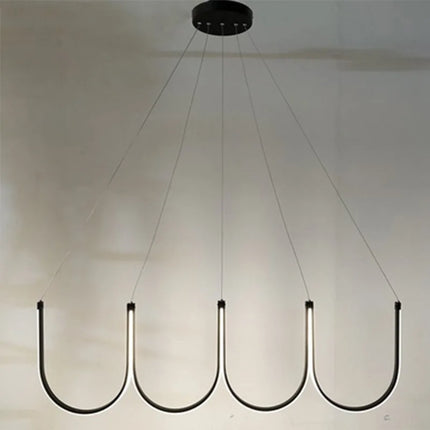 Suspension LED en forme de U style nordique postmoderne — LZ4X9T1