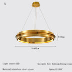A diamètre80cm / Or / Lumière blanche