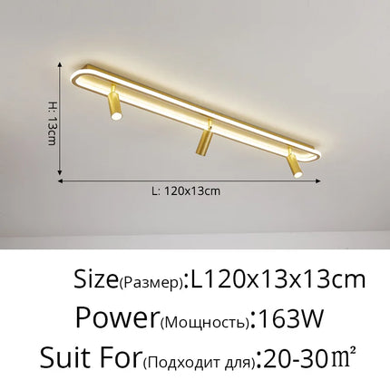 Lustre LED moderne à gradation pour éclairage intérieur — LZ4X9T
