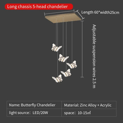 Suspension nordique en cristal avec éclairage décoratif moderne — LZ4P9XQ
