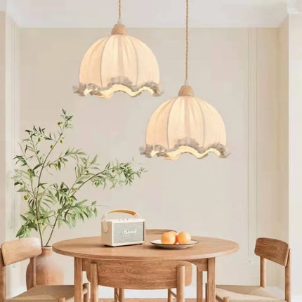 Lustre suspension nordique en coton et lin — LZ4X9P2