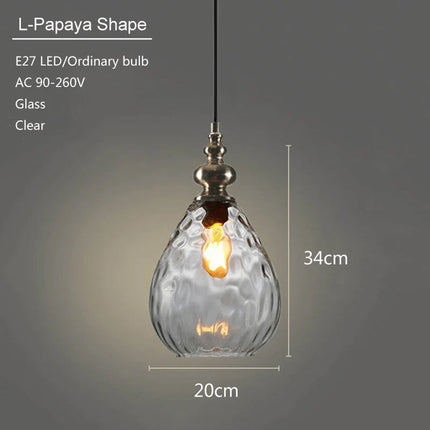 Suspension en verre au design moderne pour décoration intérieure — LZ4X9P
