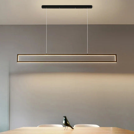 Suspension LED design rectangulaire pour éclairage intérieur moderne — LZ4X9P