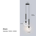 Noir 15 20CM / Blanc froid