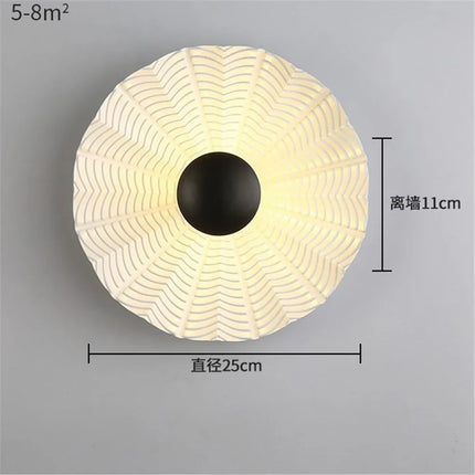 Applique murale LED ronde en métal style nordique pour intérieur moderne — LZ4X9P2