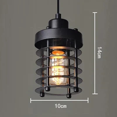 Suspension industrielle vintage en fer style nordique — LZ4G7X2