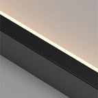 6 lumières (L200cm) / Noir / Blanc froid