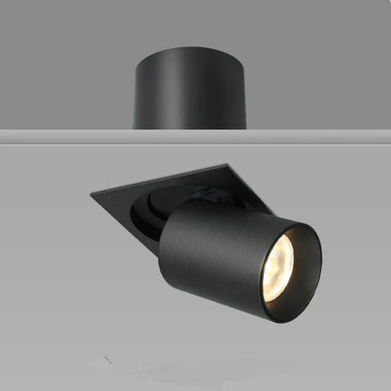 Spot LED carré encastrable à rotation et bras télescopique flexible — LZ4X9T1