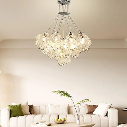 lustre moderne en forme de gâteau de glace pour décoration intérieure