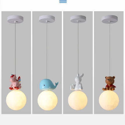 Suspension décorative animaux pour enfants cheval, ours, lapin, baleine — LZ4X9P