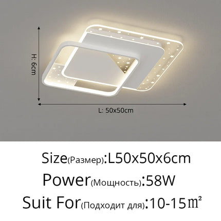 Plafonnier LED moderne pour éclairage intérieur décoratif — LZ4X9P