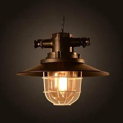 Suspension vintage style industriel avec ampoule LED E27 pour cuisine et bar — LZ4X9P2