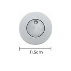 Rond Argent / Blanc chaud (2700-3500K)