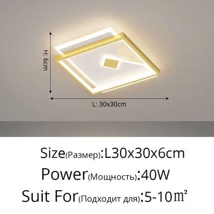 Plafonnier moderne en fer forgé au design géométrique créatif — LZ4N7Q2