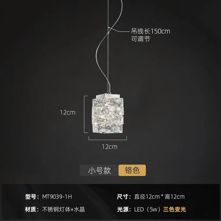 Suspension décorative en cristal de luxe pour intérieur — LZ4X9M