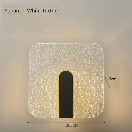 Applique murale design en acrylique motif losange minimaliste — LZ4X9P