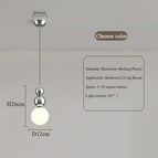 3 Têtes - Couleur Chrome / Lumière froide