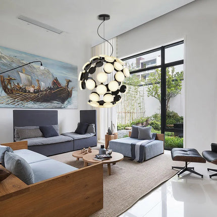Suspension design danoise grande sphère pour salon — LZ4X7JQ