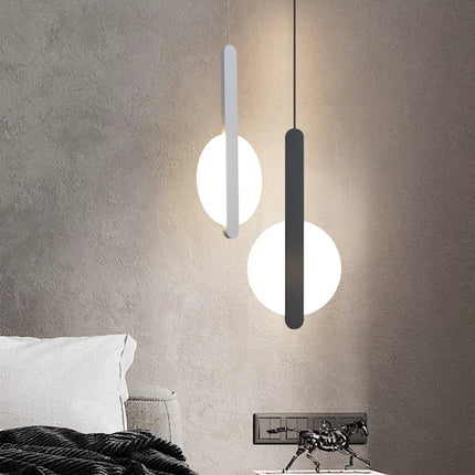 lampe suspension scandinave moderne led long câble