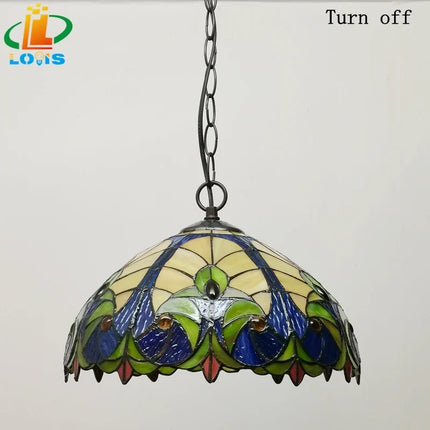Lustre suspension en verre rétro style nordique pour café — LZ4X9P