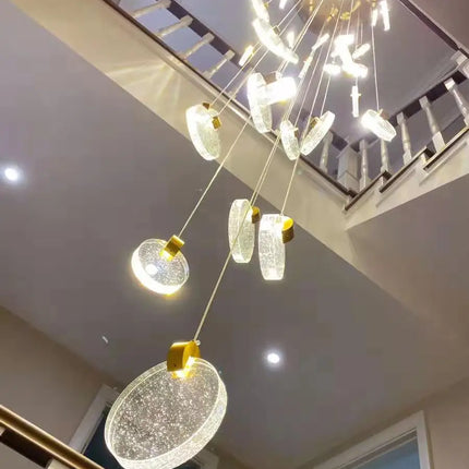 Lustre LED moderne pour escalier et duplex intérieur — LZ4X9P2