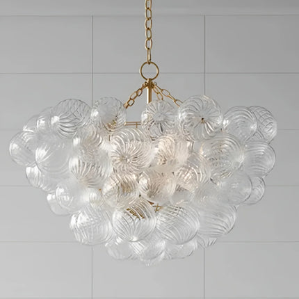 Lustre suspension en verre à bulles pour intérieur moderne et élégant — LZ4X9J