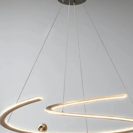 Suspension italienne minimaliste à lignes irrégulières pour intérieur moderne — LZ4X9J