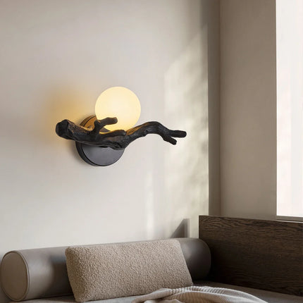 Applique murale LED vintage en résine forme branche d'arbre — LZ4X9P2