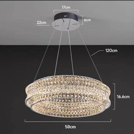 Lustre en cristal de luxe pour intérieur de restaurant, bar et hôtel — LZ4X9M